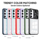 Shockproof Armor Case Slide Lens Cover Fr Samsung S25 S24 S23 S22 S21 S20 Fe