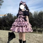 Lolita Little Witch Black Cat Dress 4 Colors Halloween Festival Costume Outfit