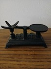 Vintage 5  Cast Iron Desk Top Scale No Weights 