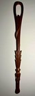 Vintage Papua New Guinea Coastal Sepik Murik Lakes Hand Carved Walking Stick