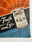 1940 The Truth About A Lye Lewis Lye Pennsylvania Soap Making Recipes Prepper