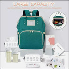 3-in-1 Baby Diaper Bag Backpack With Changing Station Portable Mommy Travel Bag