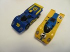 1970s Afx Slot Car Set Lot Of 2 Working Cars  Unbroken Track  Accessories   Box