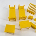 Marx Guns Of Navarone Yellow Accessories X17 Lot Bunk Beds Tables Radio Base 70s