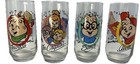 Vintage Alvin And The Chipmunks  Hardees Glasses 1985 Complete Set Of 4 Mint