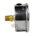 Liquid Filled 2 5  10000 Psi Air Pressure Gauge Center Back Mount Mnt 202l-254u