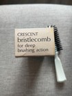 Vintage Fuller  531 Black Nylon Bristle Comb Half Round Brush Hairbrush Box
