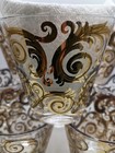 8 Culver Glass Tumbler Rocks Glasses 22k Gold Baroque Scrolls George Briard