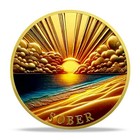 Unique Sunrise Aa Sobriety Coin Serenity Prayer Recovery Medallion Sobriety Gift