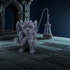 Solar Gargoyle Statues Outdoor With Light Funny Gothic Garden Decor 8 26  Winged