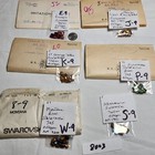 Vtg Lot 7x5mm Octagon Swarovski Rhinestone Point Back Jewelry Craft Repair 8003
