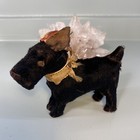 Vintage 1937 Scotty Dog 3 5    Partial Tag W Note Around His Neck Made In Scotland