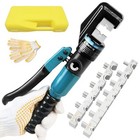  10 Ton Hydraulic Crimping Tool  Hydraulic Cable Lug Crimper 12 To 2 0 Awg  