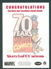 2009 Marvel Sketchafex Incredible Hulk 1 1 Sketch Card