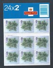 Gb Qeii 2002 Lx24 24 X Second Class Christmas Stamps Self Adhesive Booklet Cyl
