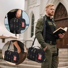Tactical Bible Cover For Men large Bible Case With Shoulder Strap water-resistan