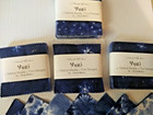 Moda Quilt Squares 2 And 1 2 Inch Lot Of 168 Cotton Yuki Shades Of Blue Precut