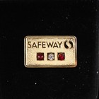 Gold Tone Safeway 35 Year Service Award Pin Red And Clear Rhinestones