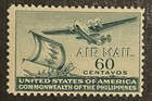 Travelstamps  Us Philippines Airmail Stamps 1941 Sc  c61 - 60c Mint Mnh Og