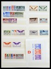 Switzerland And Luxembourg Key Stamps Mnh mh used Stamp Collection