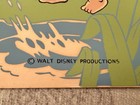 Vintage 1940s Walt Disney Silly Symphonies Water Babies 8x10 Embossed Lithograph