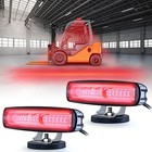  New Magnets Led Forklift Lights 2 Pack Warehouse Warning Lights Truck 2pcs Red