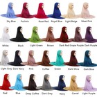 Muslim Women One Piece Amira Overhead Khimar Hijab Long Scarf Wrap Shawl Scarf