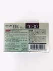 Tdk Tc-30 Ehg Vhs-c Video Cassette Made In Japan Extra High Grade New