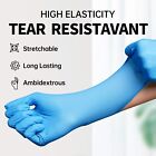 Blue Nitrile Medical Gloves Powder Free Latex Free Food Grade Disposable Glove
