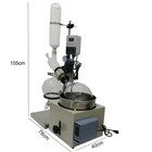 110v 5l Rotary Evaporator Lab Evaporator Machine With Manual Lifting Rotavapor