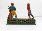 Vintage Cast Iron Hometown Battery Baseball Mechanical Coin Bank Ln 13159 