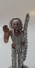 1992 C  Julian Masterworks Fine Pewter Mwfp Native American Indian Chief Statue