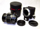 Vintage Pentax 50mm F 4 Super-multi-coated Macro Takumar M42 Screw W  Bellows