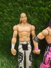 Wwe Bret Hart Hitman Pink Pants 2011 And 2011 Shawn Michaels Wrestling Figures
