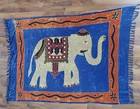 Golden Road Imports Elephant Tapestry Wall Hanging Rayon Indonesia Boho Hippie
