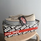 Vans Authentic White Canvas Skate Shoes Unisex Sneakers Men  Women