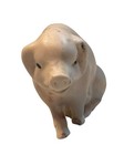 Vintage Ceramic Porcelain Pink Pig Miniature Figurine  Made In Germany So744
