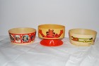 Vintage 1980s Plastic Cereal Bowl Lot Dukes Of Hazzard Garfield Tony The Tiger