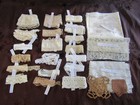 Antique Vintage Mixed Lace Lot Sewing Craft Journal Doll Remnant Trim