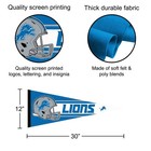 Detroit Lions Nfl Helmet Pennant