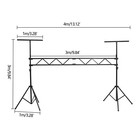 Used 9 84ft Portable Dj Lighting Truss   Stand With T-bar Trussing Stage System