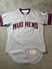 Toledo Mud Hens Game Used Jersey Gray Wilson Sz 42 Baseball Team Minor League