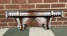  Antique Victorian Eastlake Carved Walnut Wall Shelf