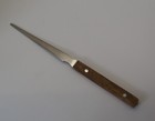 Wood   Stainless Steel Letter Opener Collector Japan 9  Vintage Mcm
