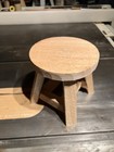 Small 3 Legged Rustic Wooden Stool Ideal For Plant Stand Or Home Decor 