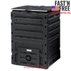 Uforic 120 Gallon Outdoor Compost Bin 450l Large Composter With Snap-on Lid  New