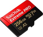 Sandisk Extreme Pro 256gb Micro Sd Microsdxc Class 10 V30 A2 Uhs-iu3 Memory Card