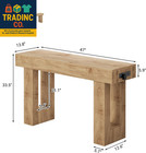 47  Entryway Table With Socket And Sensor Light  Narrow Console Table With Stora