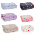 Warm Pet Dog Cat Paw Print Fleece Blanket Dog Cat Fleece Blanket Bed Mat Cover