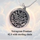 Tetragram 925 Pendant On 925 Chain The Hebrew Word For God Yhwh  yhvh By Jkl 374